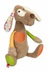 SIGIKID 42845 Stofftier Hund Patchwork Sweety Kuscheltier zum Spielen & Schmusen aus