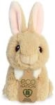 Aurora World Aurora, 35074, Eco Nation Mini Tan Hase, 13cm, Pl&uuml;sch, Braun