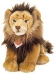 Teddy Hermann 90480 L&ouml;we sitzend 30 cm, Kuscheltier mit idealem Recyclinganteil