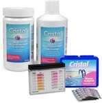 Bayrol Cristal-Set mit Aktivsauerstoff Granulat, Aktivator & Tester f&uuml;r eine
