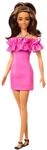 Barbie Fashionistas Puppe Nr. 217 mit braunem, gewelltem Haar, einem pinken