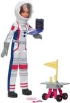 Barbie-Puppe zum 65. Jubil&auml;um und 10 Zubeh&ouml;rteile, Astronautinnen-Set mit