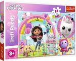 Trefl - Puzzle 24 Maxi Elemente, Die fr&ouml;hliche Gabby, Gabby's Dollhouse, 3+