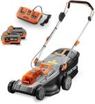 FUXTEC Akku Rasenm&auml;her 40V (2x20V) E2RM37- Schnittbreite 37cm, Variable