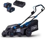 Scheppach Akku Rasenm&auml;her BC-MP380-X | 38cm Schnittbreite | f&uuml;r 450-500m2 |...