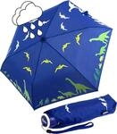 iX-brella Mini Kinderschirm mit Farb&auml;nderung bei N&auml;sse - Dinosaurier