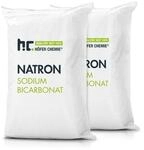 2 x 25 kg Natron Backsoda Natriumhydrogencarbonat in Lebensmittelqualit&auml;t 