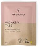 everdrop WC-AKTIV-TABS 20St&uuml;ck, TIEFENREINIGUNG DANK PROBIOTIKA, 100% Inhaltsstoffe