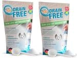 Pure100 Drain Free Doppelpack - kraftvoller Reinigungsschaum - beseitigt jede