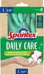 Spontex Daily Care Haushaltshandschuhe aus 100% FSC-zertifiziertem Latex, mit