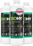 BiOHY Reinigungsmittel f&uuml;r Saugwischer mit Frischeduft (3 x 1 Liter) | Kompatibel