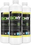 BiOHY Teppichshampoo (3 x 1 Liter) | Teppichreiniger Konzentrat | ideal gegen