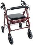 Queralt&oacute; 2 in 1 Rollator und Rollstuhl, Faltbar