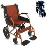 Mobiclinic&reg;, Rollstuhl, Klappbar, Leichtgewicht, Sitz 46 cm, Zwei bremssysteme,