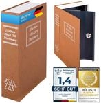 Buchtresor XXL Buchsafe Tresor B&uuml;chersafe Geldkassette als Buchattrappe