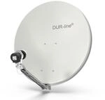DUR-line 1 Teilnehmer Set - Qualit&auml;ts-Alu-Satelliten-Komplettanlage - Select