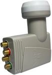 Triax TQT 400 Gold Universal Quattro LNB f&uuml;r Multischalter Multiswitch 4K UHD Ready