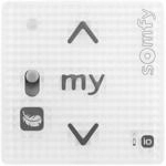 Somfy Funkwandsender Smoove RS100#1811315 io Pure Shine Sender/Fernbedienung f&uuml;r