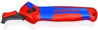 KNIPEX Abmantelungsmesser mit Gleitschuh und Ratschenfunktion mit
