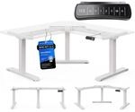 DESKSPACE Corner h&ouml;henverstellbarer Schreibtisch Gestell (elektrisch) -...