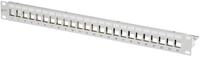 METZ CONNECT Keystone 19 Zoll Modultr&auml;ger 1HE 24 Port grau leer