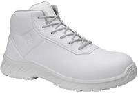 ELTEN Sicherheitsschuhe jo_Clean Loop White Mid ESD S3S, Damen und Herren, Textil,