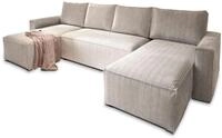 Masseno Ecksofa ASPRA mit Schlaffunktion U-Form, Sofa mit Bettkasten,...