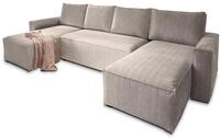 Masseno Ecksofa ASPRA mit Schlaffunktion U-Form, Sofa mit Bettkasten,...