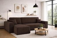Kaiser M&ouml;bel, Ecksofa mit schlaffunktion, mit Bettkasten, Schlafsofa Best, Designer