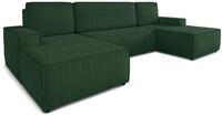 Sofnet Wohnlandschaft mit Schlaffunktion Totti - U-Form Couch, Schlafsofa mit