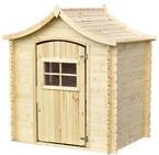 Timbela Kinderspielhaus aus Holz - Spielhaus im Freien f&uuml;r Kinder -...