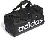 adidas Unisex Essentials Linear Duffel Bag, Black/White, M