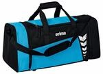 erima Sporttasche Six Wings Curacao/Schwarz L