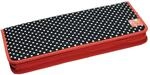 Prym Gepunktetes Stricknadel-Etui rotem Rand, Schwarz/Wei&szlig;, aus Polyester