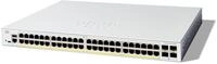 Cisco Catalyst 1200-48P-4X-Smart-Switch, 48-Port-GE, PoE, 4 x 10-GE-SFP+,