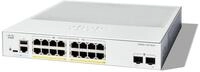 Cisco Catalyst 1300-16FP-2G-Managed-Switch, 16-Port-GE, PoE, 2 x 1-GE-SFP,