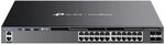 TP-LINK Switch full managed Layer3 28 Port 24x 1 GbE 4x SFP+ Omada 10.000 Mbps DHCP