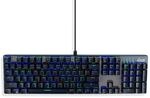 MediaRange Gaming Series kabelgebundene mechanische Gaming-Tastatur mit 104 Tasten