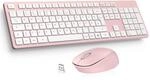 LeadsaiL K786 Tastatur Maus Set Kabellose, Tastatur und Maus, QWERTZ Deutsches Layout