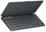 Logitech Keys-to-Go 2, Mobile kabellose Tastatur f&uuml;r iPad mit integriertem