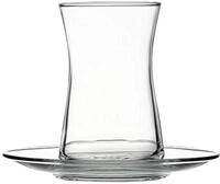 Pasabahce HEYBELI T&uuml;rkische Teegl&auml;ser 6 Personen Set 160 ml
