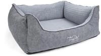 TrendPet VitaBed Style - Orthop&auml;disches Hundebett, au&szlig;en Kunstleder innen flauschig