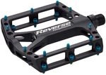 Reverse Black ONE Flat Fahrrad Pedal schwarz/hell blau