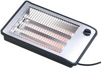 Rosenstein & S&ouml;hne Toaster: Flachtoaster f&uuml;r bis zu 4 Br&ouml;tchen, 3 Heizelemente,
