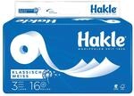 Hakle - Toilettenpapier Klassisch Wei&szlig; 16 Rollen