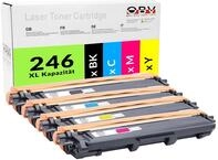 Kompatibles Toner Set (BK, C, M, Y) als Ersatz f&uuml;r Brother TN-242 |...