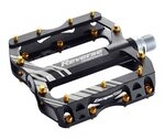 Reverse Escape Pro Flat Fahrrad Pedal schwarz/Gold