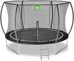 EXIT Toys Black Edition Rundes Trampolin - &oslash;305cm - Fu&szlig;schutzsystem - Mit