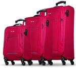 NOWI Sevilla Kofferset 3-teilig &ndash; Weichschalen Trolley Set (30L, 50L, 76L)...