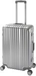 Travelhouse London Koffer Silber M-65cm &middot; Alu-Rahmen &middot; Polycarbonat Hartschale &middot;